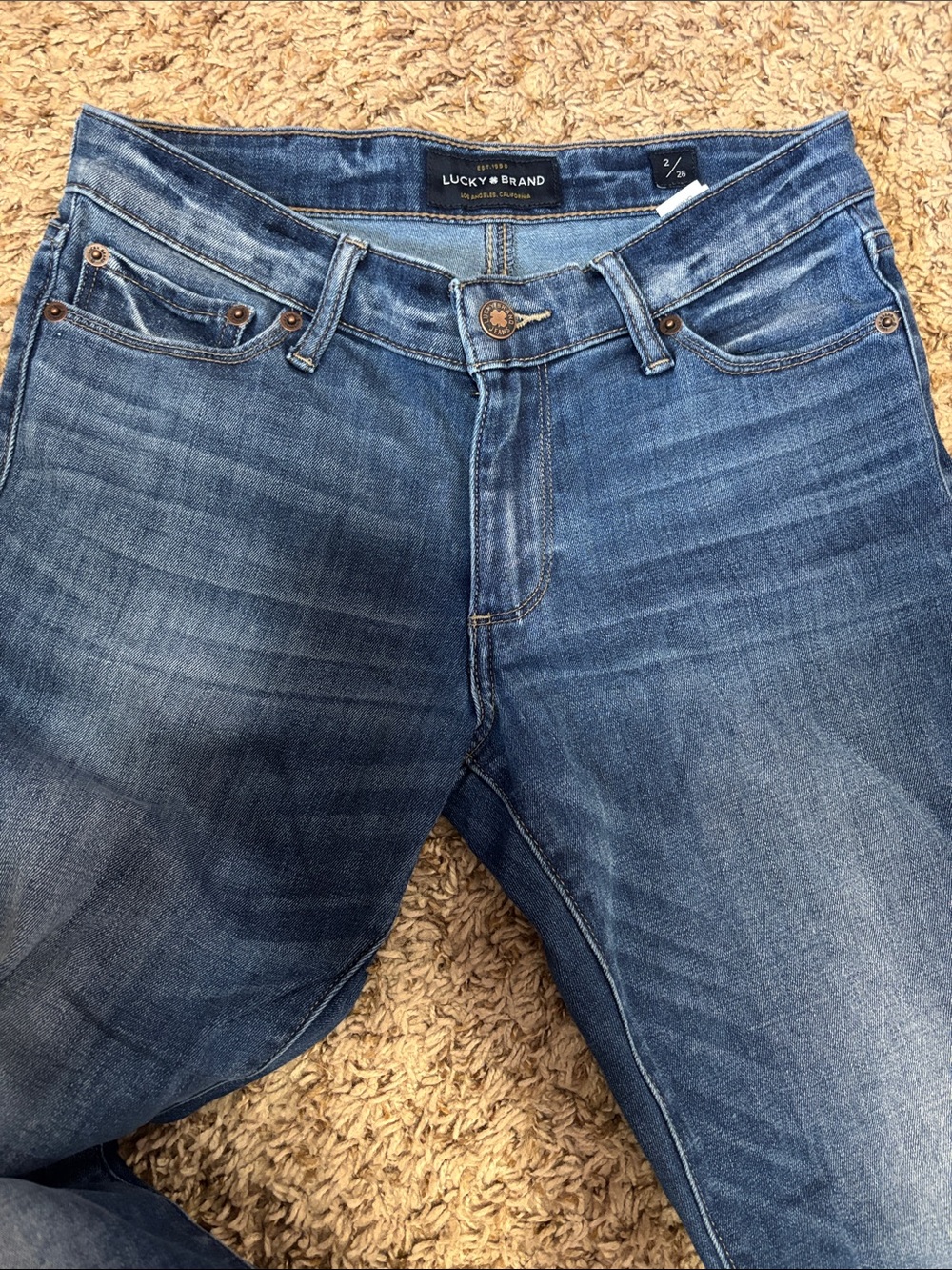 Lucky Brand “ sweet crop” jeans
